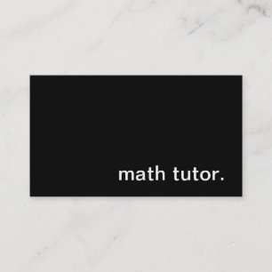 Math handleder visitkorten visitkort