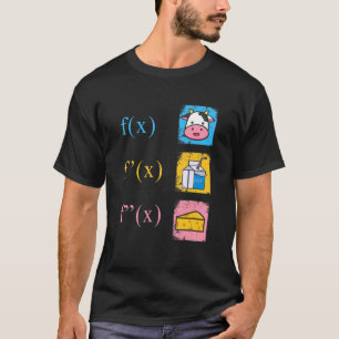Math-härledning av osten från ko mjölk Analysmath T Shirt