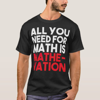 MATH HATERS STUDENTER FUNNY GIFT andalusian-hästar T Shirt