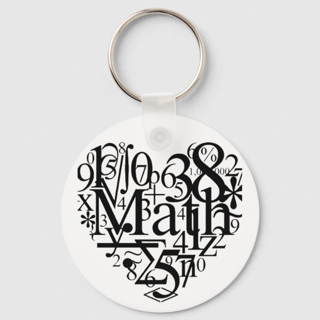 Math Heart Nyckelring (Framsida)
