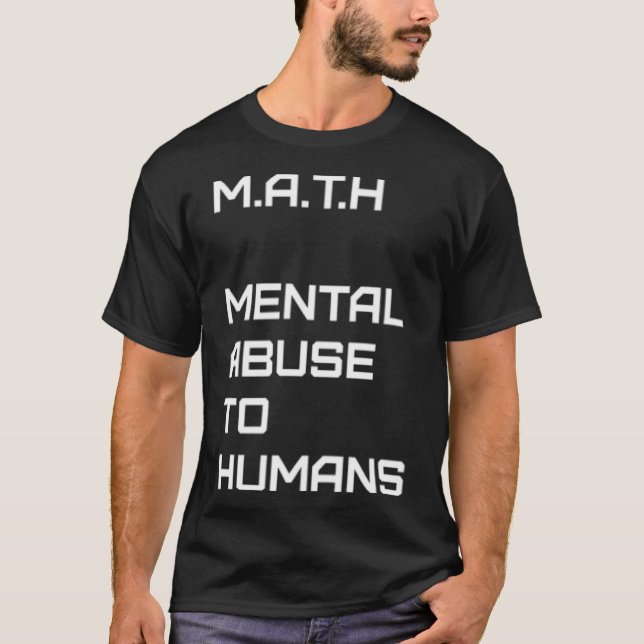 Math horse artsy t shirt (Framsida)