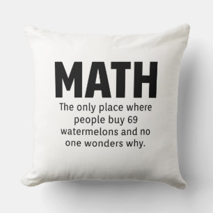 Math Humor Kudde