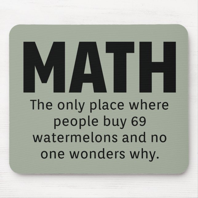 Math Humor Musmatta (Framsidan)