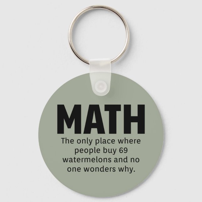 Math Humor Nyckelring (Framsida)