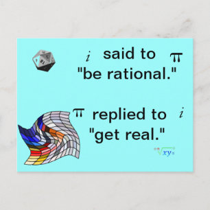 Math humor vykort