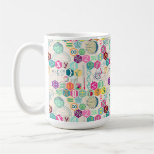 Math i färg (Rosa) Kaffemugg
