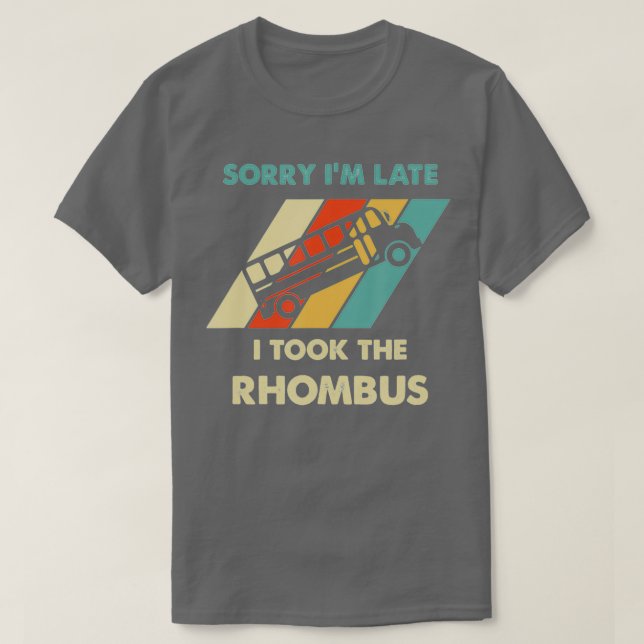 Math I tog Rhombus Funny Math Nerd T Shirt (Design framsida)