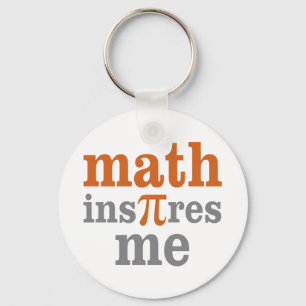 Math inspirerar mig nyckelring