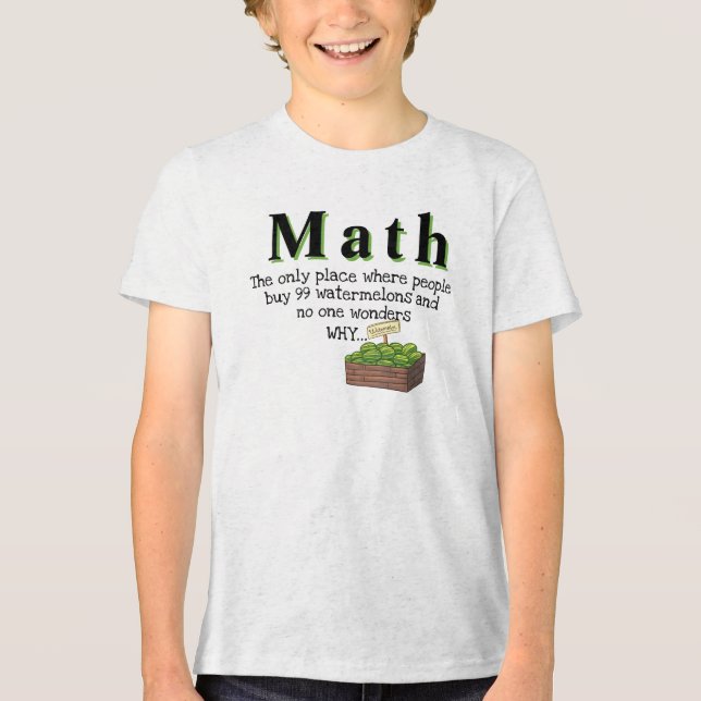 Math Is Confusing Tröja - Rolig Math Puns Humor T- (Framsida)