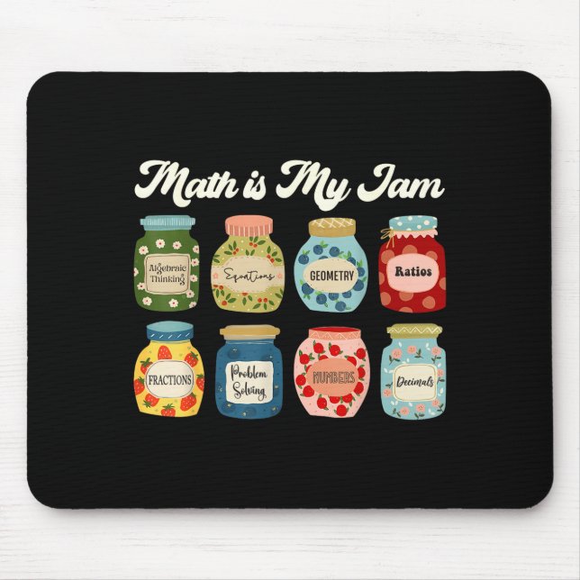 Math Is My Jam Teacher Shirt Stem Student Clroom  Musmatta (Framsidan)