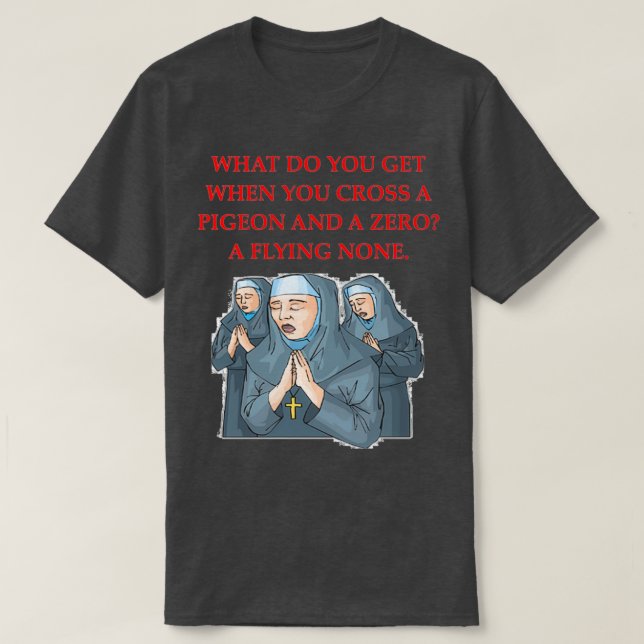 Math Joke 29 T Shirt (Design framsida)