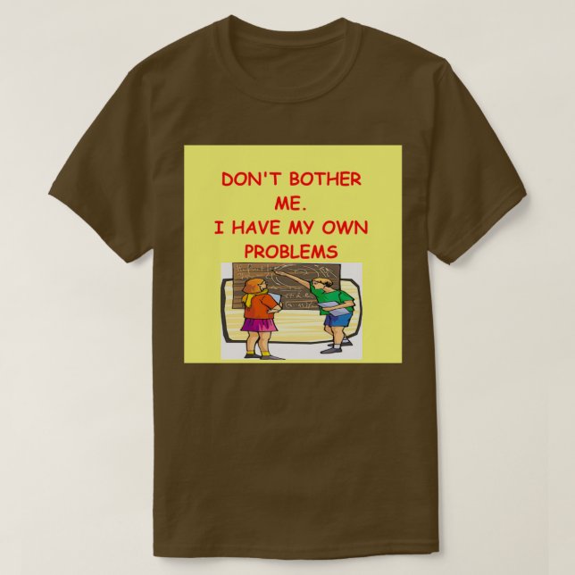 Math Joke 9 T Shirt (Design framsida)