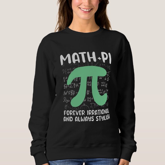 Math Joke Irrational Pi Symbol Pi Day Math T Shirt (Framsida)