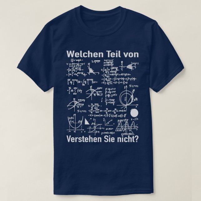 Math Joke Mathematics Teacher 1 T Shirt (Design framsida)