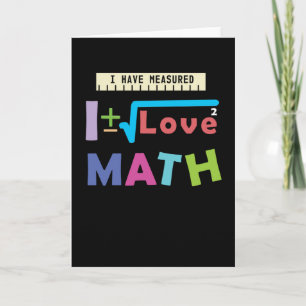Math Kärlek Kort