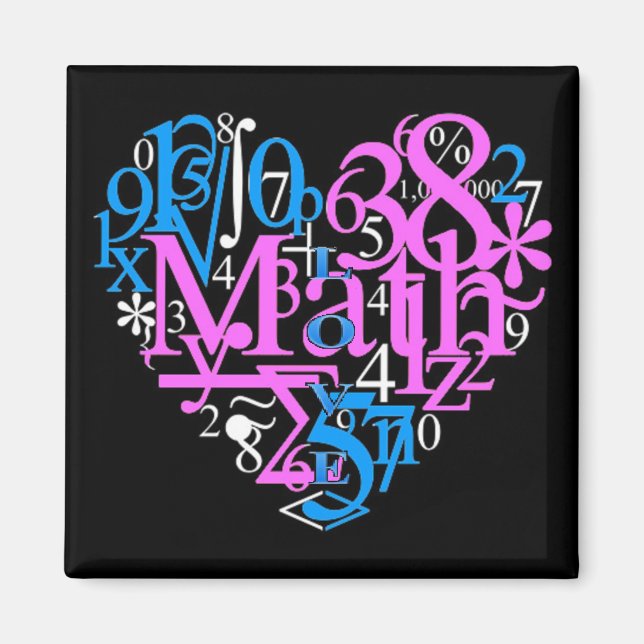 Math Kärlek Magnet (Framsidan)