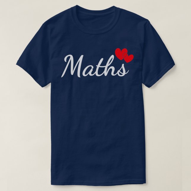 Math Kärlek T Shirt (Design framsida)