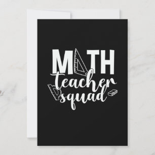 Math Lärar Math Lärar Trupp Julkort
