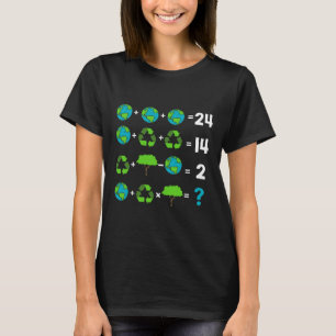 Math Lärare Humor Dagen för jordens operativa orde T Shirt
