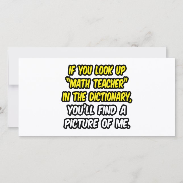 Math Lärare i ordboken.. Bild (Framsida)