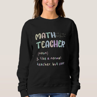 MATH LÄRARE, SOM EN NORMAL LÄRARE MEN FÄRGARE T SHIRT