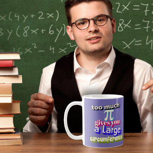 Math-läraren Math Student presenterar lustiga mate Kaffemugg
