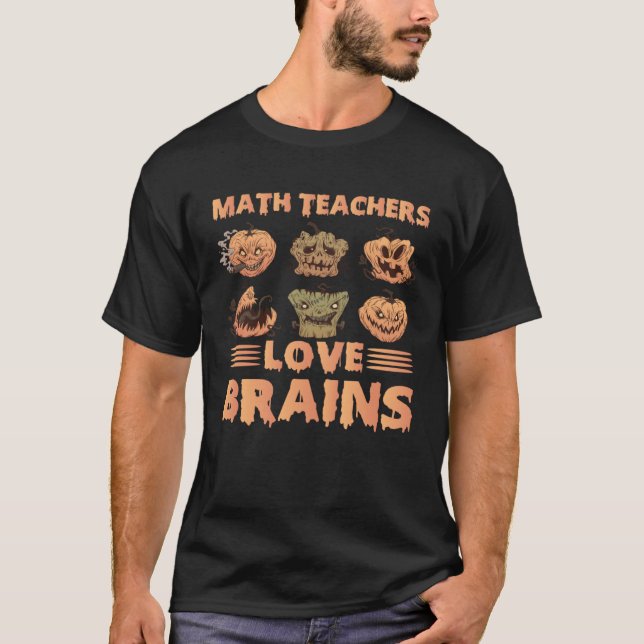 Math Loves Brain T Shirt (Framsida)