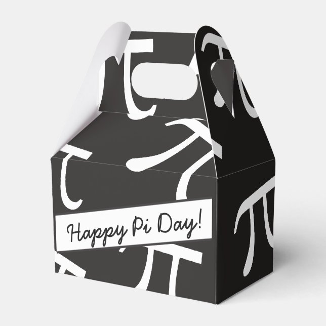 Math - Lycklig Pi Day Party förråd Presentaskar (Framsidan Sidan)