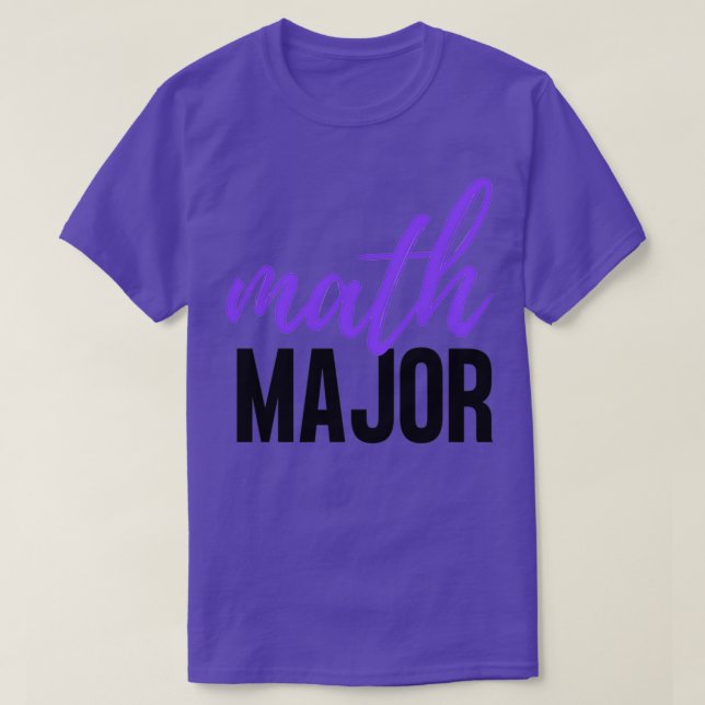 MATH MAJOR T SHIRT (Design framsida)