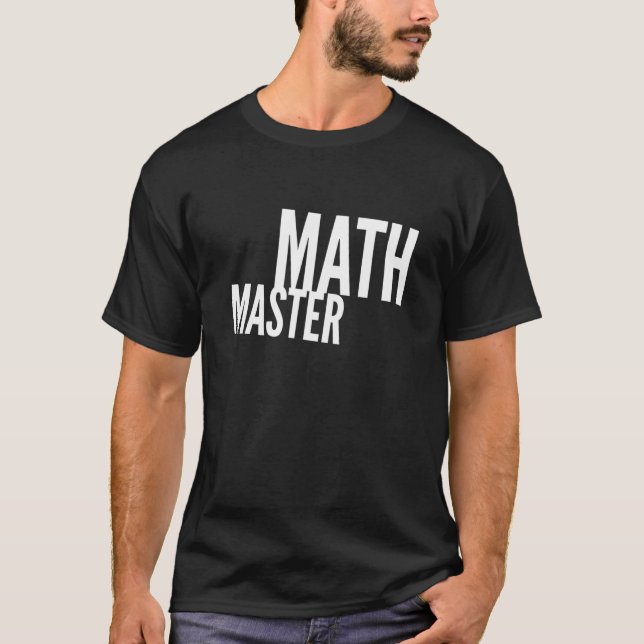 Math Master T Shirt (Framsida)