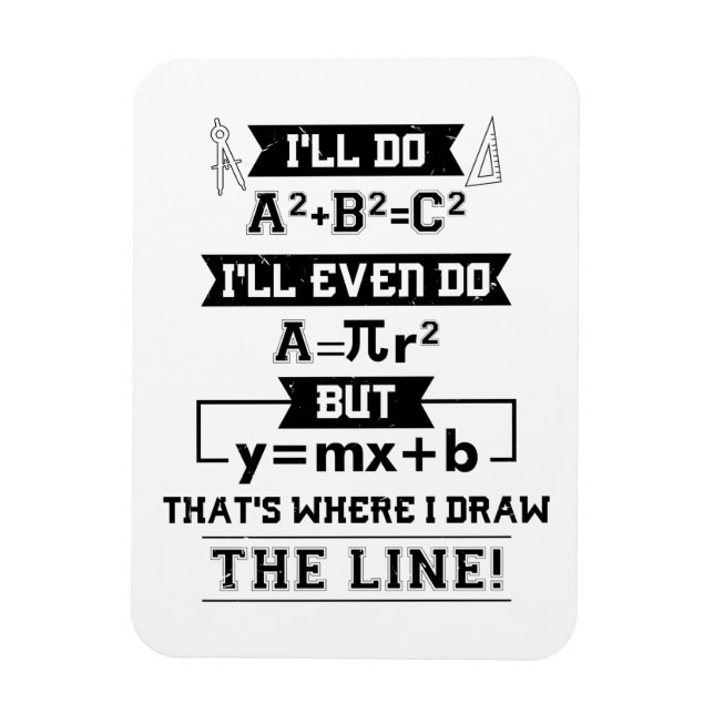 Math Math Teacher Gifts Magnet (Vertikal)