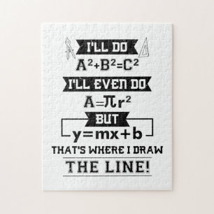 Math Math Teacher Gifts Pussel