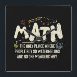 Math Mathematics Math Teacher Gift<br><div class="desc">Matematisk design med slogan: Math the Only Ställe. Perfekt för en person som gillar matematik och vetenskap.</div>