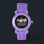 Math Mathematics Math Teacher Gift Armbandsur<br><div class="desc">Matematisk design med slogan: Math the Only Ställe. Perfekt för en person som gillar matematik och vetenskap.</div>