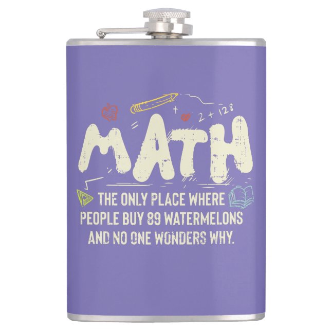 Math Mathematics Math Teacher Gift Fickplunta (Framsidan)