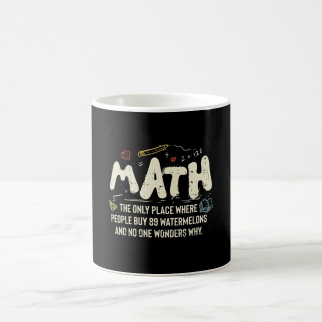 Math Mathematics Math Teacher Gift Kaffemugg (Center)