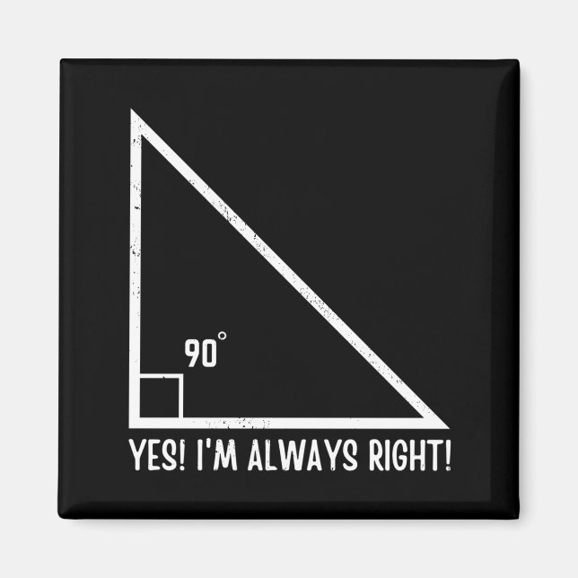 Math/Mathematics Teacher Funny Magnet (Framsidan)