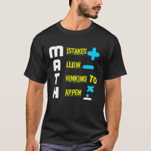 MATH MISTAKES GÖR DET MÖJLIGT ATT TÄNKA PÅ HÄNDELS T SHIRT