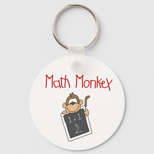 Math Monkey Nyckelring (Framsida)