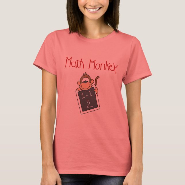 Math Monkey Tshirts och Gifts (Framsida)