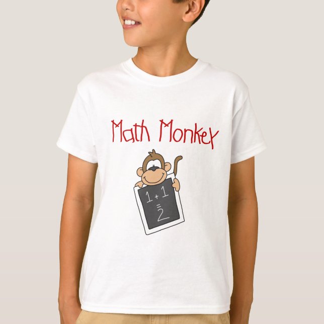 Math Monkey Tshirts och Gifts (Framsida)