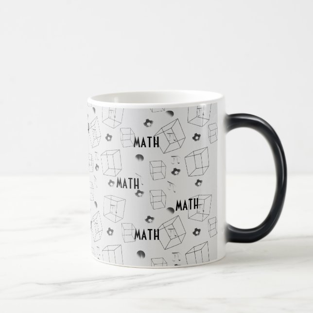 Math Mönster kaffe mugg (Höger)