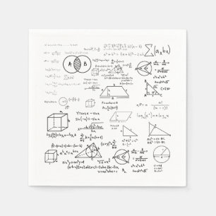 Math mönster science Sketch teckning geek morsa Pappersservett