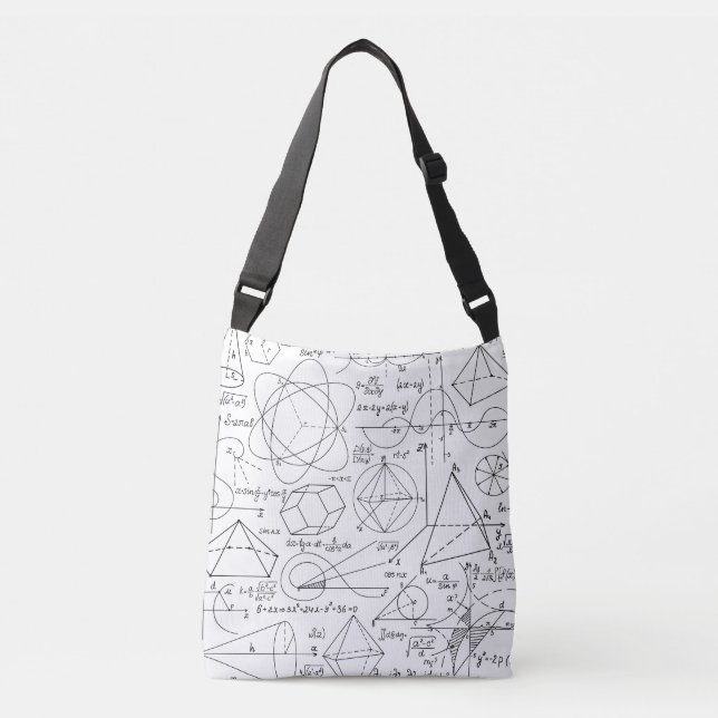 Math Mönster Tote Bag Axelväska (Framsida)