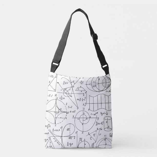 Math Mönster Tote Bag Axelväska (Framsida)