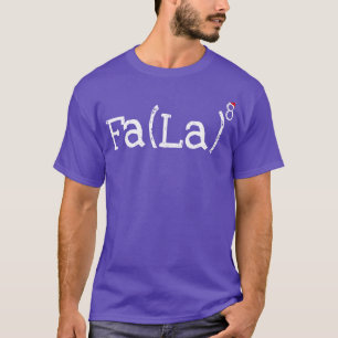Math Nerd jul Fa la la la exponent T Shirt
