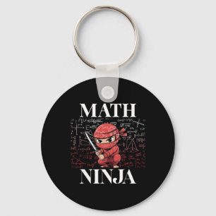 Math Ninja Algebra Kalkyl Matematik Student Lärare Nyckelring