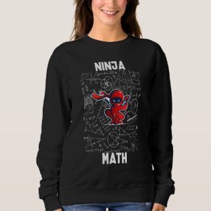 Math Ninja för matematiklärare Student Kids Ge T Shirt