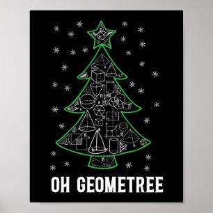 Math Oh Geometree Nerd Student Pi Day jul Poster