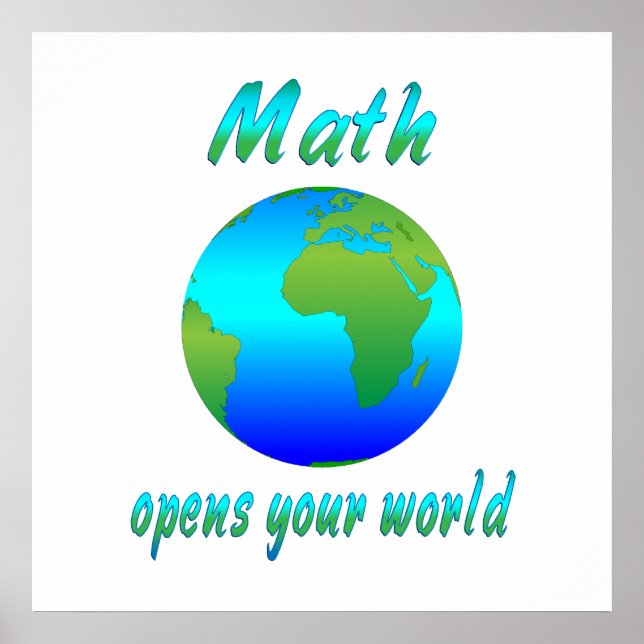 Math Opens Worlds Poster (Framsidan)